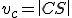 \small v_c=\left|CS\right| 