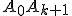 \small A_0A_{k+1} 