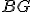 \small BG
