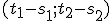 \small (t_1-s_1; t_2-s_2) 