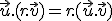 \small \vec u.(r.\vec v) = r.(\vec u.\vec v)