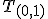 \small  T_{(0,1)} 