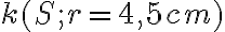  k (S; r=4,5cm) 