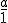 \small   \frac{a}{1}  