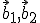  \small \vec b_1,\vec b_2