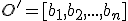 \small O'=[b_1,b_2,...,b_n]