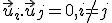 \small \vec u_i.\vec u_j = 0 ,i \neq j 
