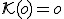 \small \mathcal{K}(o) = o
