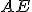 \small AE