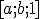 \small [a ; b ; 1]