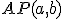 \small AP(a,b) 