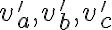  v'_a,v'_b,v'_c 