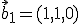  \small \vec b_1=(1,1,0)