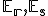 \small \mathbb E_r, \mathbb E_s 