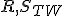 \small R,S_{TW} 
