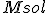 \small Msol