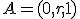 \small A=(0,r,1)