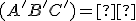 \small (A'B'C') = µ
