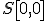 \small S\left[0,0 \right]