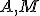 \small A,M 
