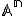 \small \mathbb A^{n}
