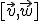 \small [\vec {v},\vec {w}] 