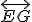 \small \overleftrightarrow{EG}