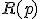 \small R(p) 