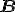 \small \mathbf{B}