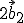  \small 2\vec b_2