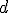 \small d