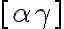 [ \alpha \gamma ]