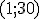 \small (1;30)