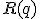 \small R(q) 
