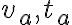  v_a,t_a 