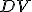 \small DV