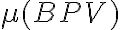 \mu (BPV)