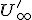 \small U'_ \infty 