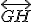 \small \overleftrightarrow{GH} 