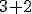 \small 3+2 