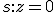 \small s: z=0