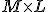 \small M \times L