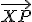 \small \overrightarrow{XP} 
