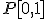 \small P[0, 1]