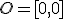 \small O=[0,0]