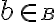  b \in \small B 