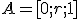 \small A=[0;r;1]