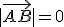 \small |\overrightarrow{AB}| = 0