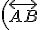 (\small \overleftrightarrow{AB}