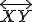 \small \overleftrightarrow{XY}